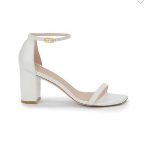 Amelina Leather Block-Heel Sandals